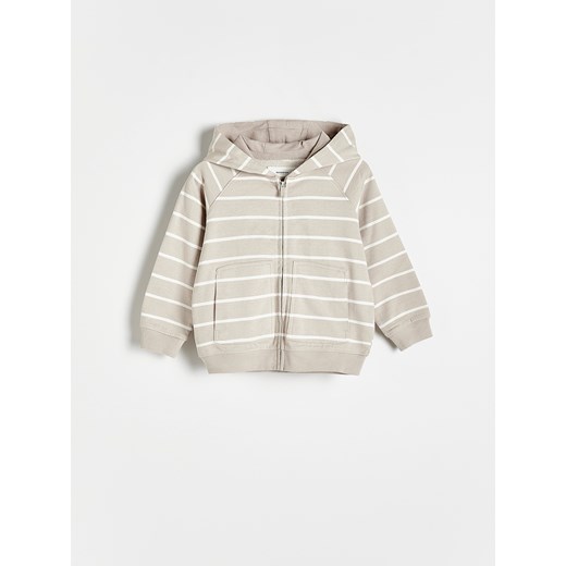 Reserved - Bluza oversize z kapturem - beżowy ze sklepu Reserved w kategorii Bluzy i swetry - zdjęcie 172151272