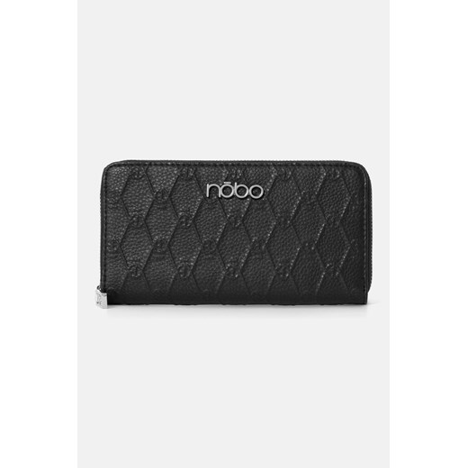 Czarny portfel Nobo z monogramem Nobo One size wyprzedaż NOBOBAGS.COM