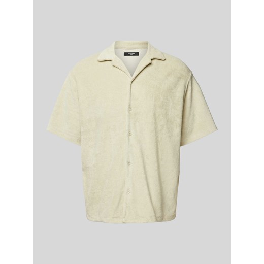 Koszula casualowa z kołnierzem z połami model ‘TERRY’ ze sklepu Peek&Cloppenburg  w kategorii Koszule męskie - zdjęcie 172154844