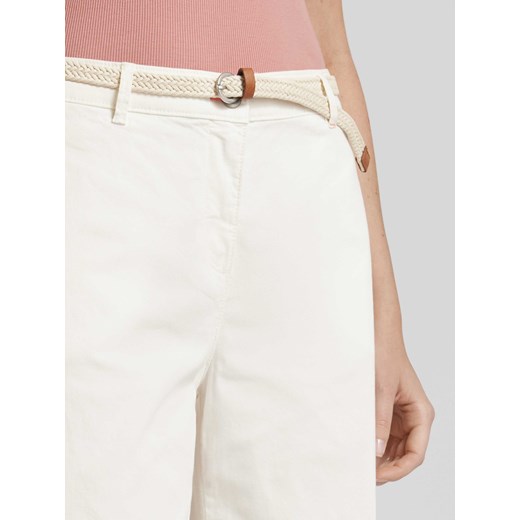 Bermudy w jednolitym kolorze z paskiem Christian Berg Woman 34 Peek&Cloppenburg 