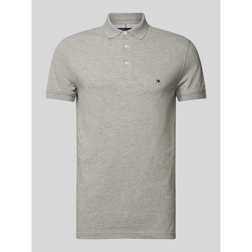 Koszulka polo o kroju slim fit z wyhaftowanym logo ze sklepu Peek&Cloppenburg  w kategorii T-shirty męskie - zdjęcie 172155044