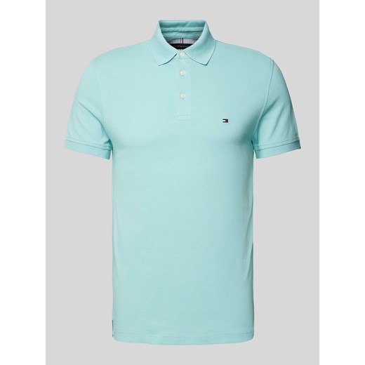 Koszulka polo o kroju slim fit z wyhaftowanym logo ze sklepu Peek&Cloppenburg  w kategorii T-shirty męskie - zdjęcie 172155111