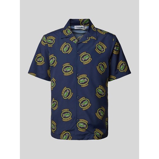 Koszula casualowa o kroju regular fit z nadrukiem z logo na całej powierzchni ze sklepu Peek&Cloppenburg  w kategorii Koszule męskie - zdjęcie 172155192