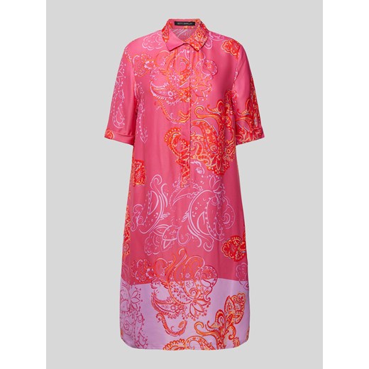 Sukienka koszulowa o długości do kolan z wiskozy ze wzorem paisley ze sklepu Peek&Cloppenburg  w kategorii Sukienki - zdjęcie 172155294