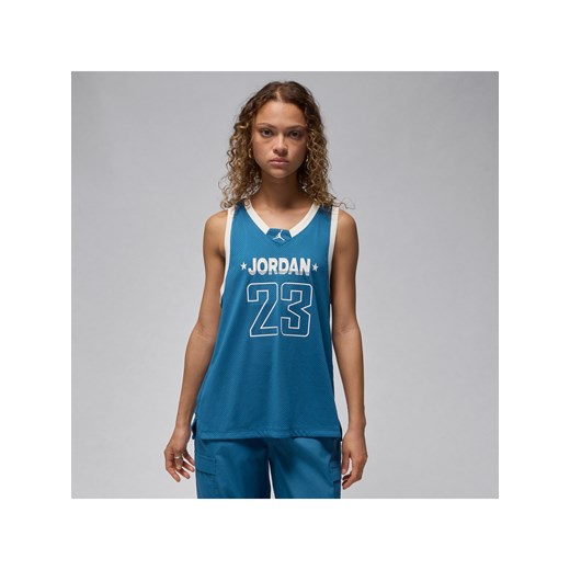 Damska koszulka bez rękawów Jordan 23 - Niebieski ze sklepu Nike poland w kategorii Bluzki damskie - zdjęcie 172155572