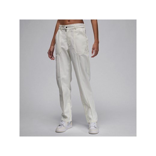 Damskie spodnie z tkaniny Jordan - Biel ze sklepu Nike poland w kategorii Spodnie damskie - zdjęcie 172155590