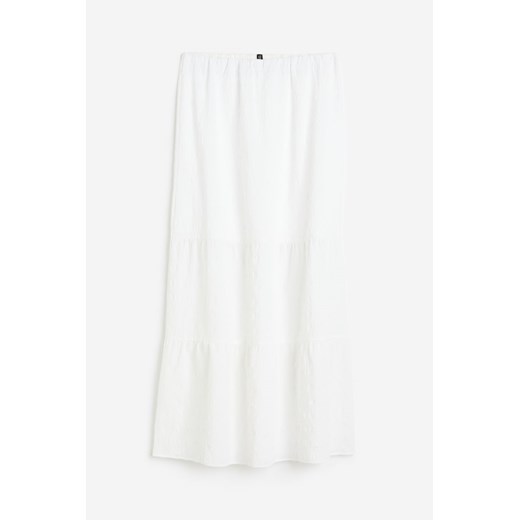 H & M - H & M+ Krepowana spódnica - Biały H & M 3XL H&M