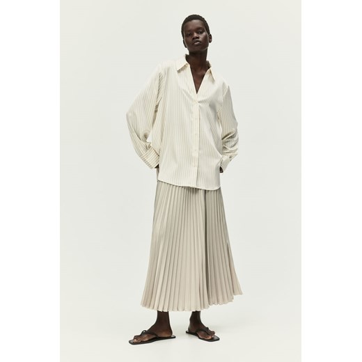 H & M - Bluzka z dekoltem w serek - Biały ze sklepu H&M w kategorii Koszule damskie - zdjęcie 172155753