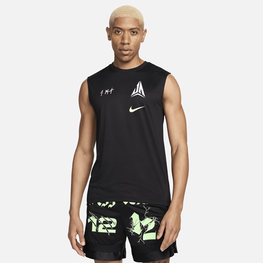 Męska koszulka bez rękawów do koszykówki Dri-FIT Ja - Czerń Nike XXL Nike poland