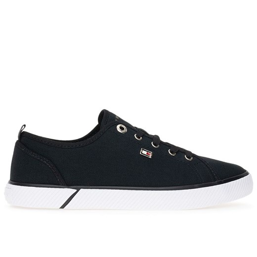 Buty Tommy Hilfiger Vulc Canvas FW0FW08063-BDS - czarne ze sklepu streetstyle24.pl w kategorii Trampki damskie - zdjęcie 172156181