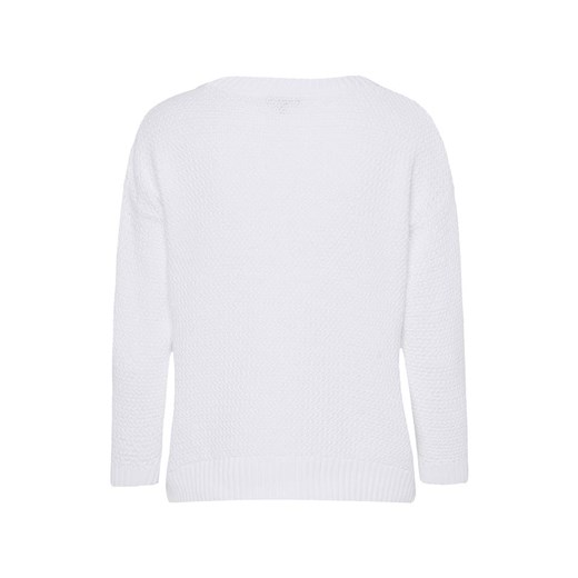 More &amp; More Sweter w kolorze białym More & More 42 okazyjna cena Limango Polska
