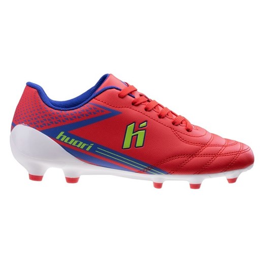 Buty piłkarskie Huari Octubri Teen Jr 92800402376 czerwone ze sklepu ButyModne.pl w kategorii Buty sportowe dziecięce - zdjęcie 172156580