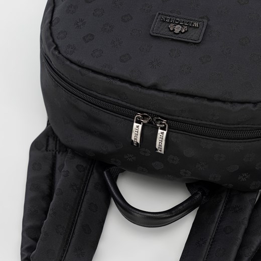 Damski plecak elegancki w monogram czarny okazyjna cena WITTCHEN