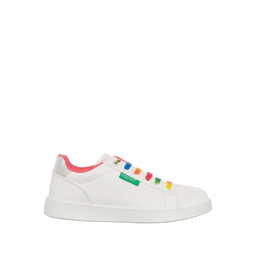 Benetton Sneakersy w kolorze białym ze sklepu Limango Polska w kategorii Trampki dziecięce - zdjęcie 172157701