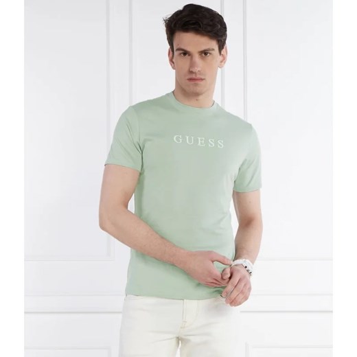 GUESS T-shirt CLASSIC | Regular Fit ze sklepu Gomez Fashion Store w kategorii T-shirty męskie - zdjęcie 172157860