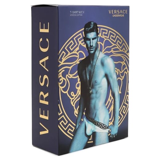 Versace T-shirt | Regular Fit | stretch Versace M Gomez Fashion Store
