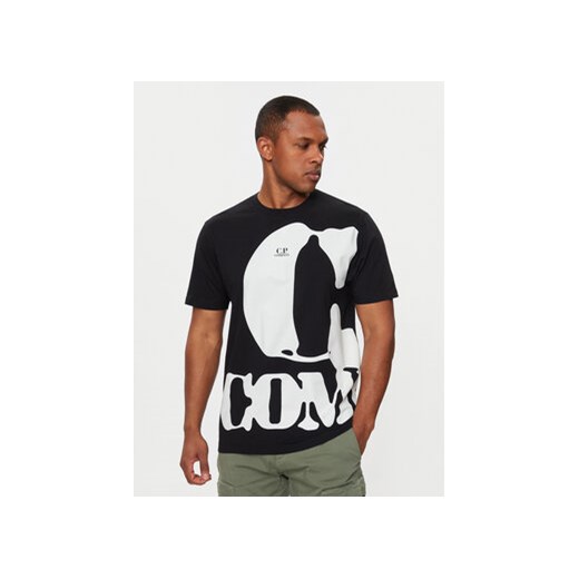 C.P. Company T-Shirt 16CMTS144A006586W Czarny Regular Fit ze sklepu MODIVO w kategorii T-shirty męskie - zdjęcie 172159183
