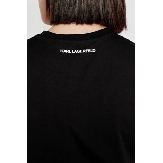 Karl Lagerfeld T-shirt rhinestone | Regular Fit Karl Lagerfeld XL Gomez Fashion Store