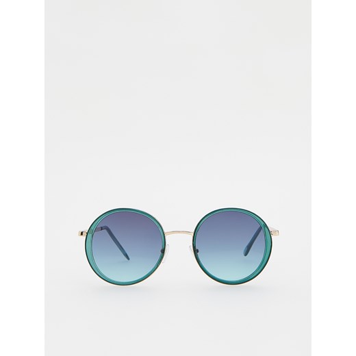 Reserved - Okulary przeciwsłoneczne - morski ze sklepu Reserved w kategorii Okulary przeciwsłoneczne damskie - zdjęcie 172161471