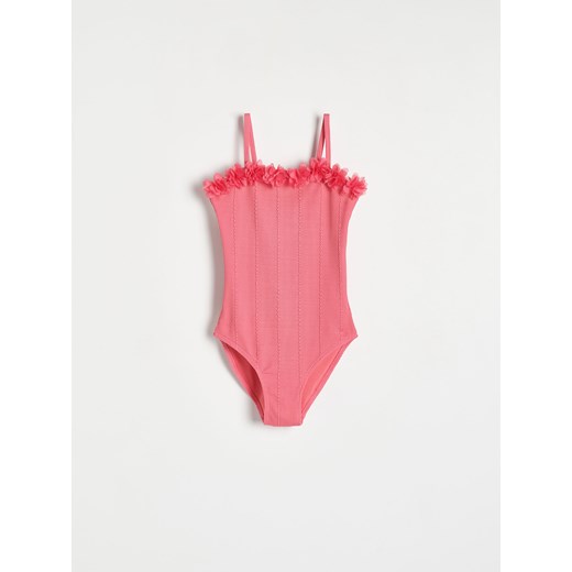 Reserved - Jednoczęściowy strój kąpielowy - intensywny róż ze sklepu Reserved w kategorii Stroje kąpielowe - zdjęcie 172161491