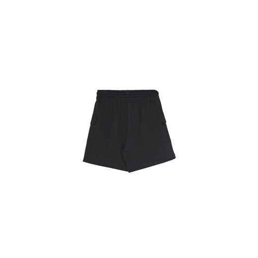Cropp - Czarne dresowe szorty cargo - czarny Cropp XL Cropp
