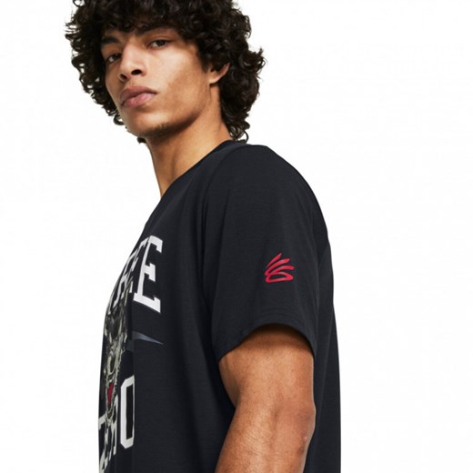 Męska koszulka do koszykówki Under Armour Curry Young Wolf Tee - czarna Under Armour L Sportstylestory.com