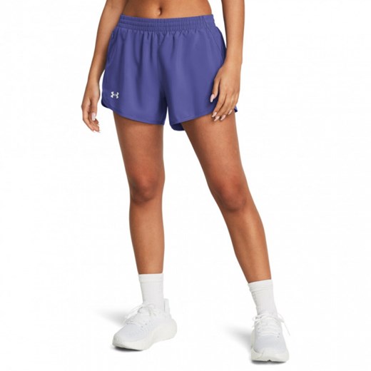Damskie spodenki do biegania Under Armour UA Fly By Short - fioletowe Under Armour S Sportstylestory.com