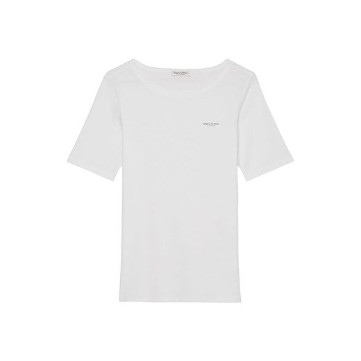 Marc O&apos;Polo Koszulka w kolorze białym ze sklepu Limango Polska w kategorii Bluzki damskie - zdjęcie 172164812