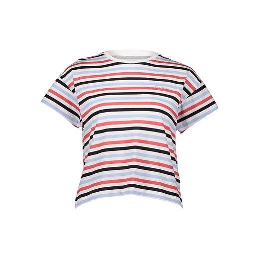Pepe Jeans Koszulka w kolorze czarno-czerwono-błękitnym ze sklepu Limango Polska w kategorii Bluzki damskie - zdjęcie 172164850