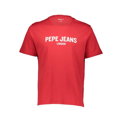 Pepe Jeans Koszulka w kolorze czerwonym ze sklepu Limango Polska w kategorii T-shirty męskie - zdjęcie 172164900