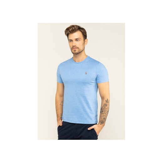 Polo Ralph Lauren T-Shirt 710740727 Błękitny Slim Fit ze sklepu MODIVO w kategorii T-shirty męskie - zdjęcie 172165801