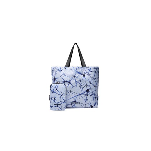 Desigual Torebka 22WAXA35 Błękitny ze sklepu MODIVO w kategorii Torby Shopper bag - zdjęcie 172165844