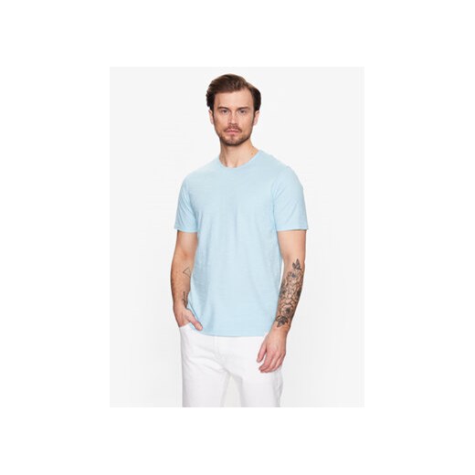 United Colors Of Benetton T-Shirt 3JE1J19A5 Błękitny Regular Fit ze sklepu MODIVO w kategorii T-shirty męskie - zdjęcie 172165890