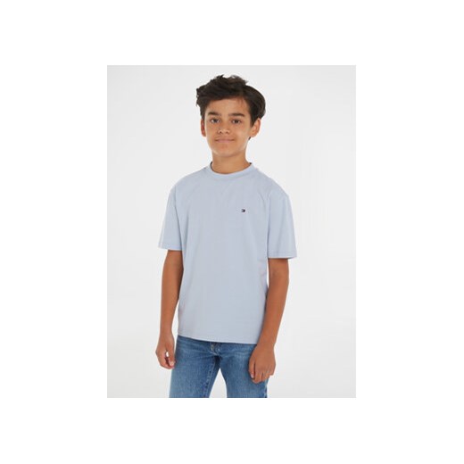 Tommy Hilfiger T-Shirt Essential KB0KB08575 D Błękitny Regular Fit ze sklepu MODIVO w kategorii T-shirty chłopięce - zdjęcie 172165941