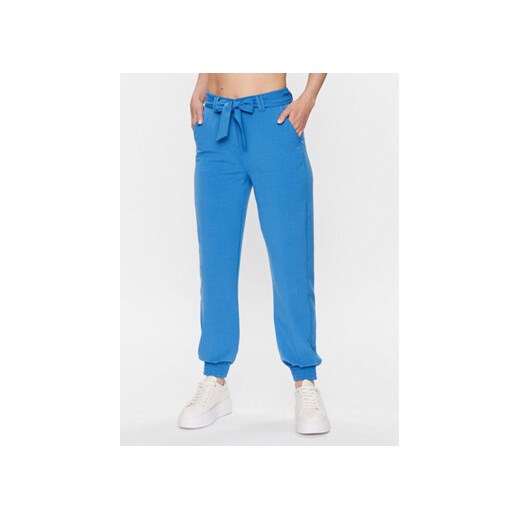 b.young Spodnie materiałowe 20810874 Niebieski Regular Fit ze sklepu MODIVO w kategorii Spodnie damskie - zdjęcie 172166040