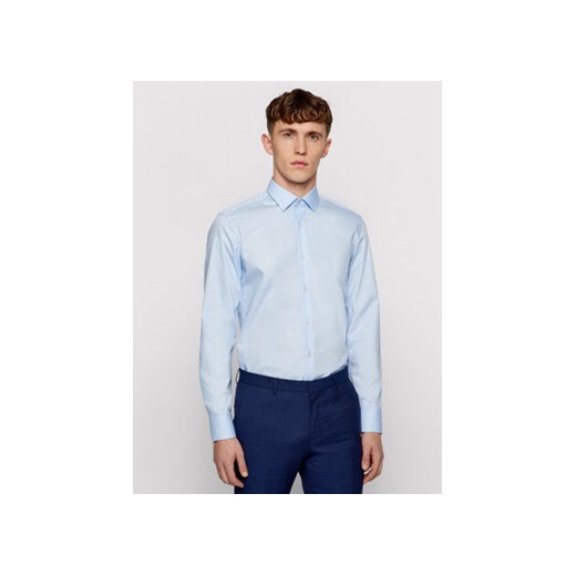 Boss Koszula Jesse 50451092 Błękitny Slim Fit ze sklepu MODIVO w kategorii Koszule męskie - zdjęcie 172166131