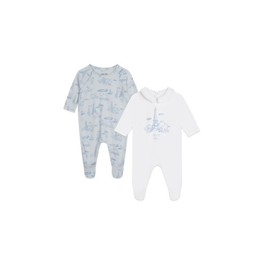 Kenzo Kids Komplet 2 par śpiochów K98106 Błękitny Regular Fit ze sklepu MODIVO w kategorii Pajacyki - zdjęcie 172166224