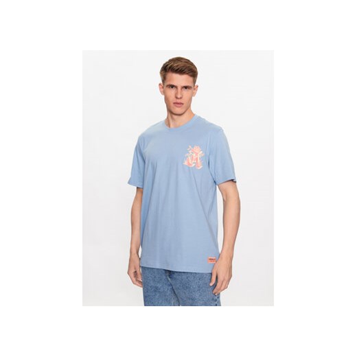adidas T-Shirt Graphic Glide T-Shirt IC5750 Błękitny Loose Fit ze sklepu MODIVO w kategorii T-shirty męskie - zdjęcie 172166262