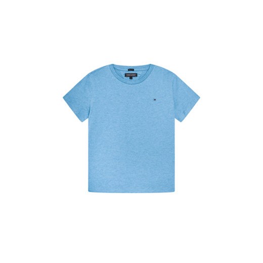 Tommy Hilfiger T-Shirt KB0KB04140 S Błękitny Regular Fit ze sklepu MODIVO w kategorii Bluzki dziewczęce - zdjęcie 172166302