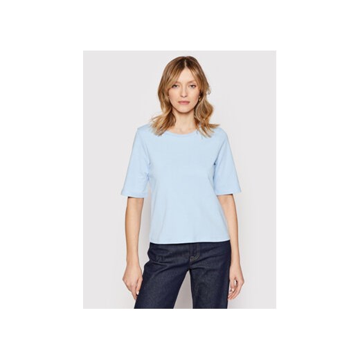 Vero Moda T-Shirt Octavia 10259466 Błękitny Loose Fit ze sklepu MODIVO w kategorii Bluzki damskie - zdjęcie 172166384