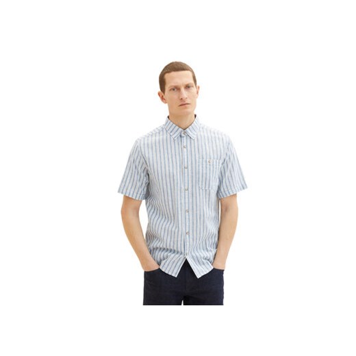 Tom Tailor Koszula 1034902 Błękitny Regular Fit ze sklepu MODIVO w kategorii Koszule męskie - zdjęcie 172166400