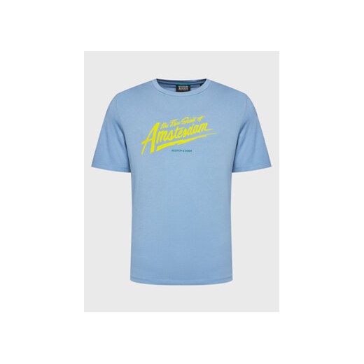 Scotch & Soda T-Shirt 169945 Błękitny Regular Fit ze sklepu MODIVO w kategorii T-shirty męskie - zdjęcie 172166432