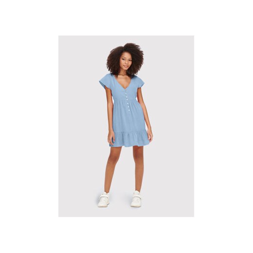 ONLY Sukienka codzienna Mago 15255820 Błękitny Regular Fit ze sklepu MODIVO w kategorii Sukienki - zdjęcie 172166460