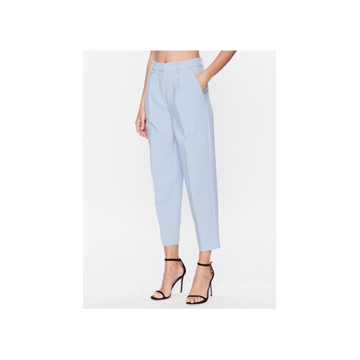 Bruuns Bazaar Spodnie materiałowe Cindy Dagny BBW2393 Błękitny Regular Fit ze sklepu MODIVO w kategorii Spodnie damskie - zdjęcie 172166652