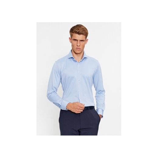 Boss Koszula P-Hank-Spread-C1-222 50503533 Błękitny Slim Fit ze sklepu MODIVO w kategorii Koszule męskie - zdjęcie 172166702