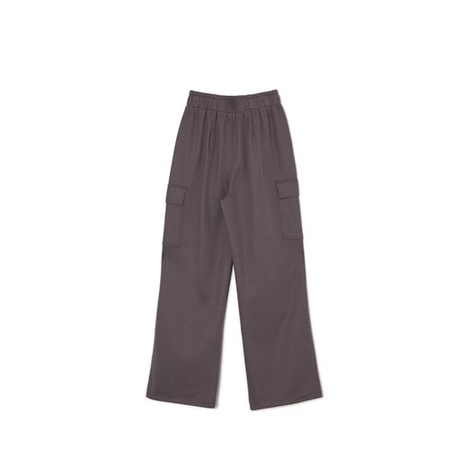 Cropp - Szare spodnie cargo - szary Cropp XS Cropp