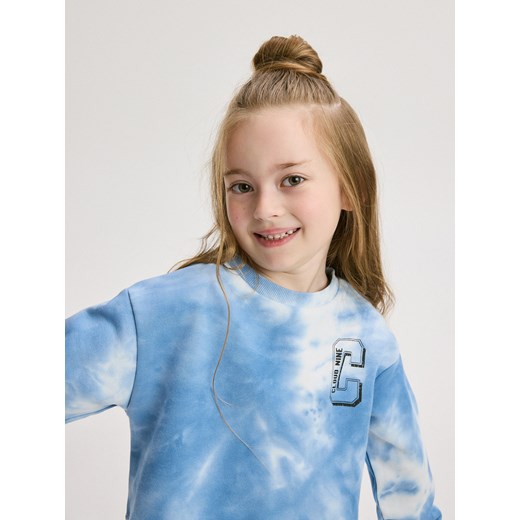 Reserved - Bluza z efektem tie dye - wielobarwny ze sklepu Reserved w kategorii Bluzy dziewczęce - zdjęcie 172167942
