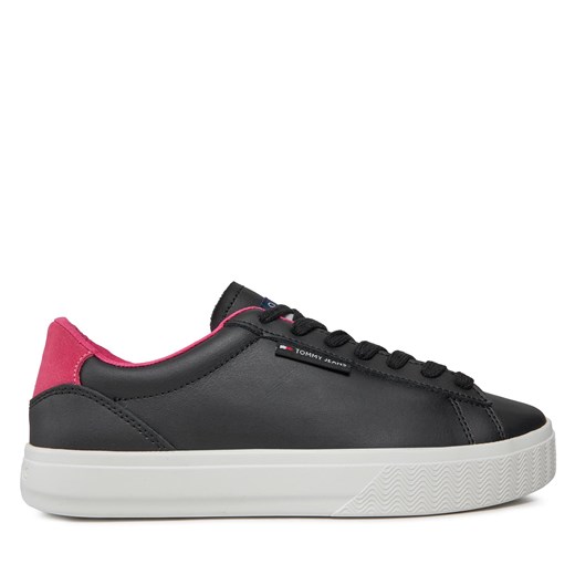 Sneakersy Tommy Jeans Tjw Cupsole Sneaker Ess EN0EN02508 Czarny Tommy Jeans 39 okazyjna cena eobuwie.pl