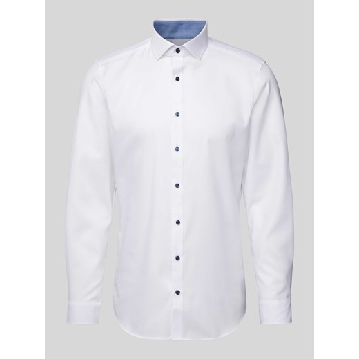 Koszula biznesowa o kroju body fit z kołnierzykiem typu kent model ‘ROYAL’ ze sklepu Peek&Cloppenburg  w kategorii Koszule męskie - zdjęcie 172171294