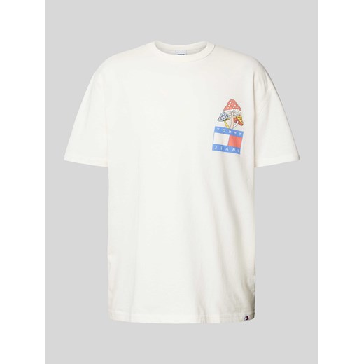 T-shirt o kroju regular fit z nadrukiem z logo model ‘NOVELTY GRAPHIC’ ze sklepu Peek&Cloppenburg  w kategorii T-shirty męskie - zdjęcie 172171361